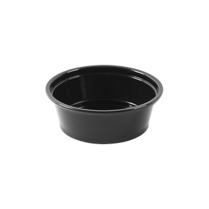 Wholesale 1.5oz PP Plastic Portion Cups Black - 2,500 ct