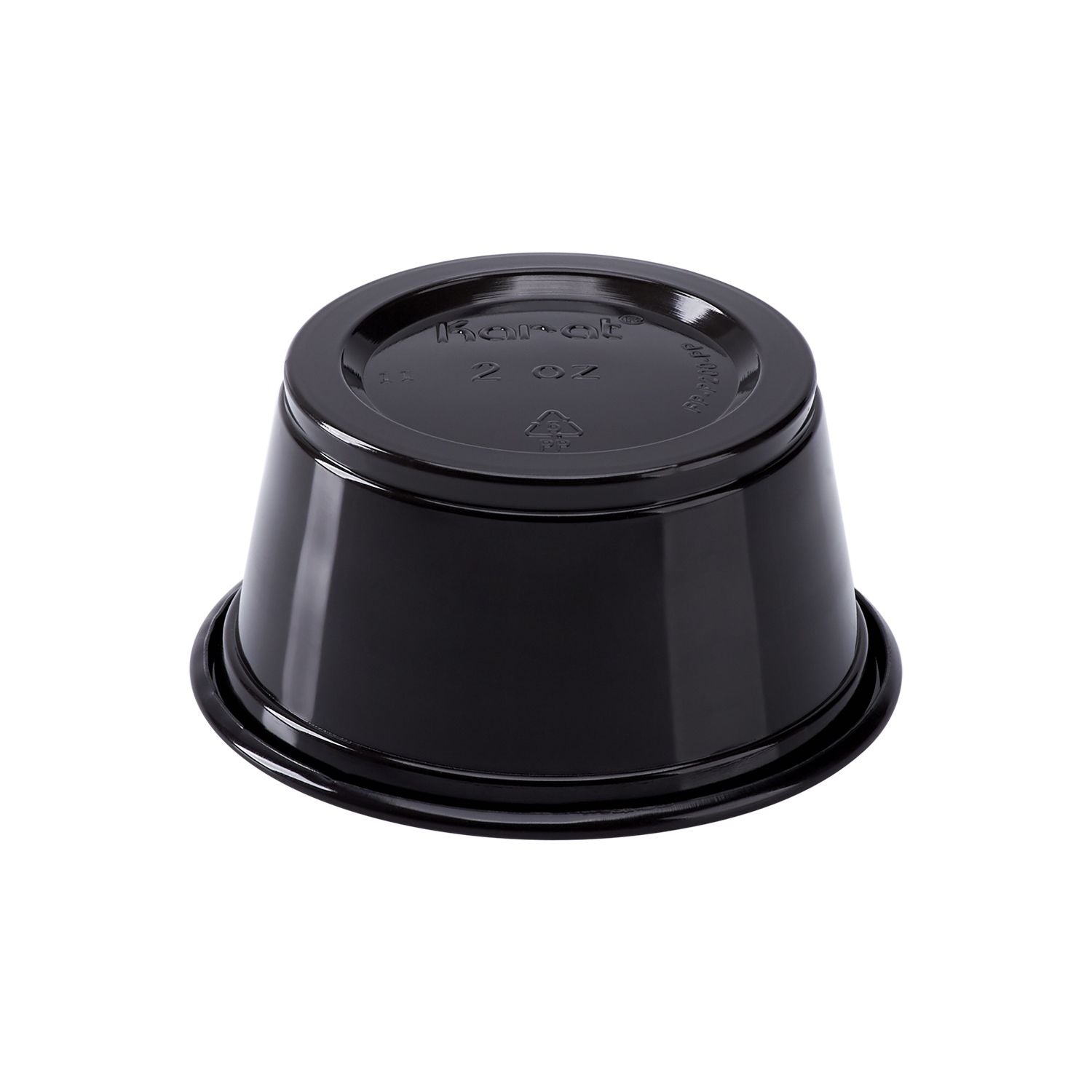 Wholesale 2oz PP Plastic Portion Cups Black - 2,500 ct