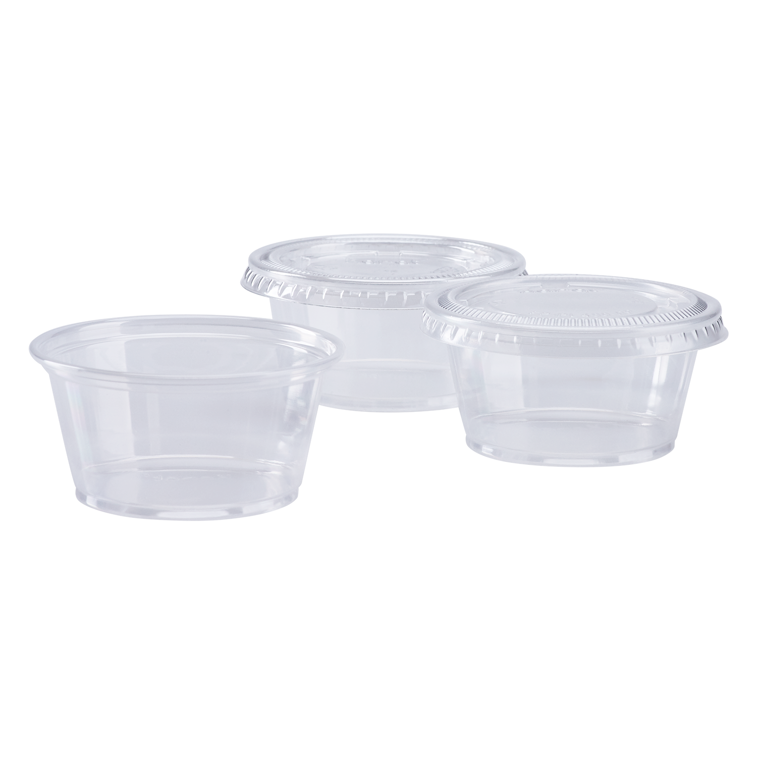 Wholesale 3.25oz PP Plastic Portion Cups Clear - 2,500 ct