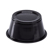 Load image into Gallery viewer, Wholesale 3.25oz PP Plastic Portion Cups Black - 2,500 ct
