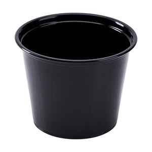 Wholesale 5.5oz PP Plastic Portion Cups Black - 2,500 ct