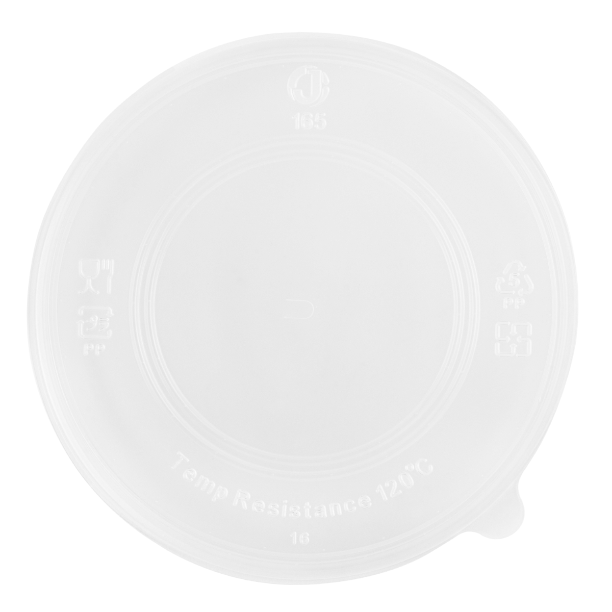 Wholesale PP Dome Lid for 32oz Paper Short Bucket - 360 ct