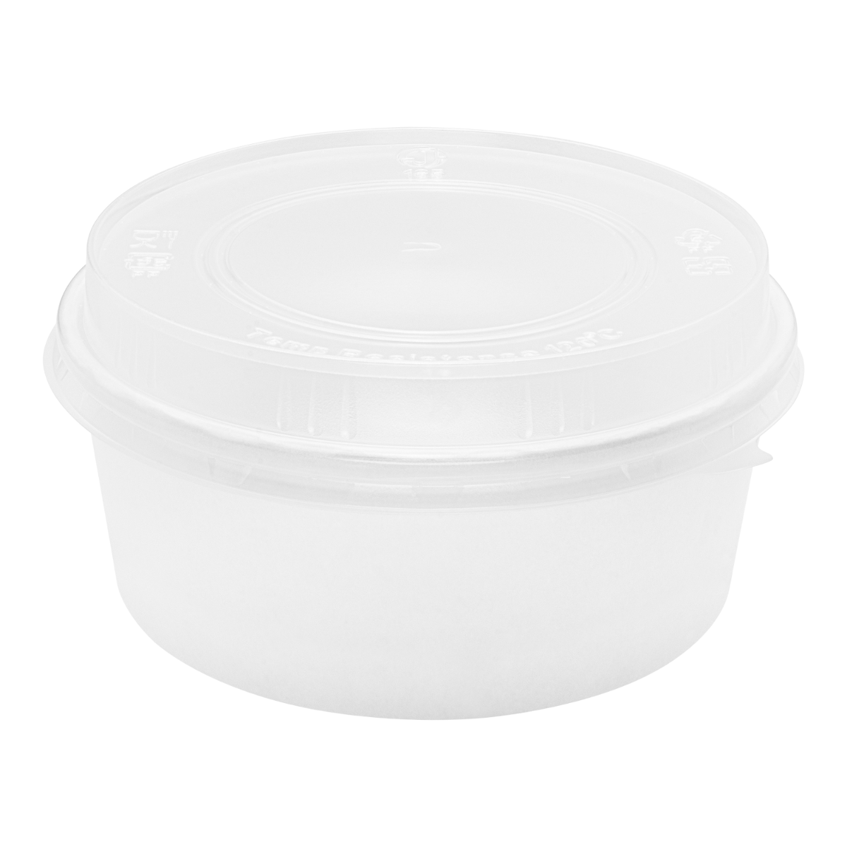 Wholesale PP Dome Lid for 32oz Paper Short Bucket - 360 ct