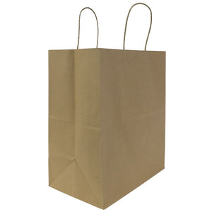 Wholesale Malibu Large Paper Shopping Bags Kraft - 250 ct