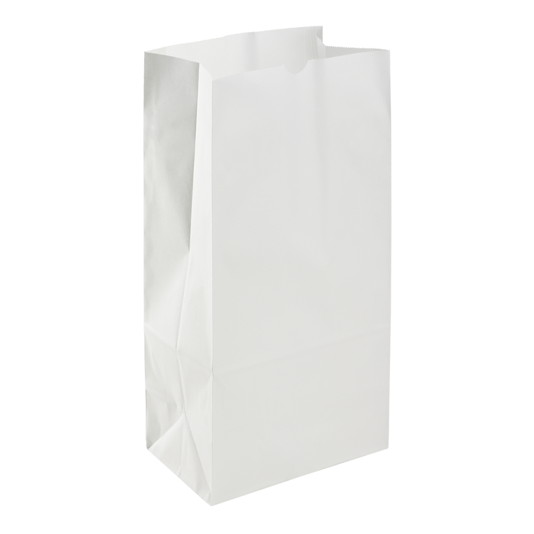 Wholesale 8lb Paper Bag White - 1,000 ct