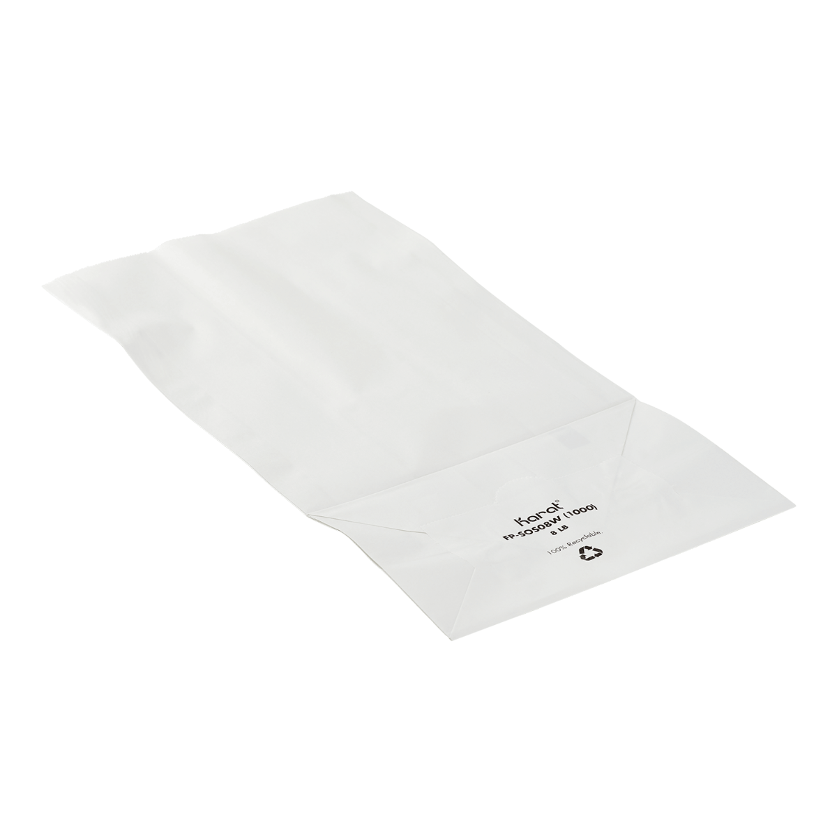 Wholesale 8lb Paper Bag White - 1,000 ct