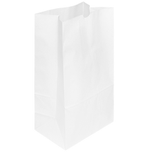 Load image into Gallery viewer, Wholesale 20 lb Paper Bag White - 500 ct
