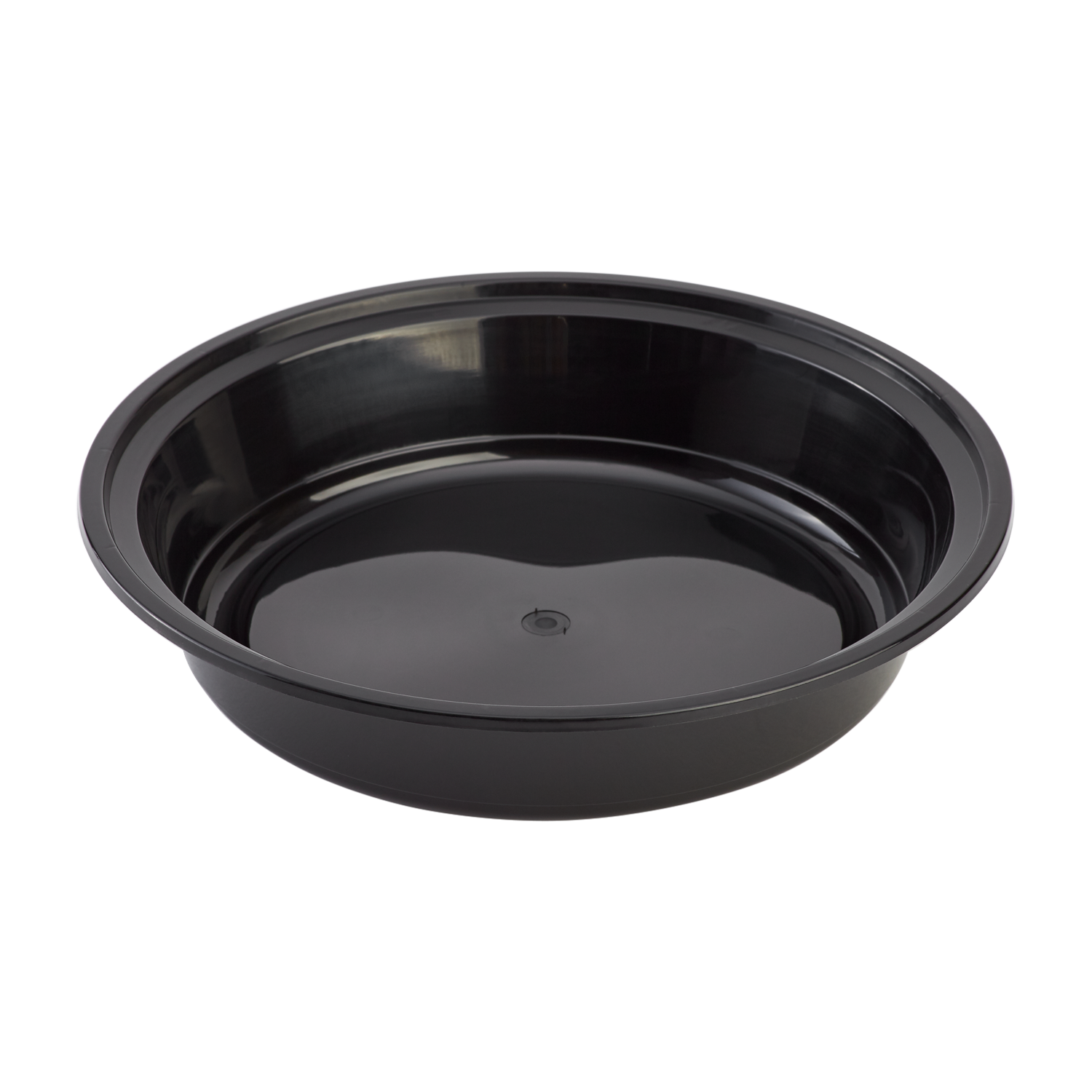 Wholesale 48oz PP Plastic Microwavable Round Food Containers & Lids Black - 150 ct