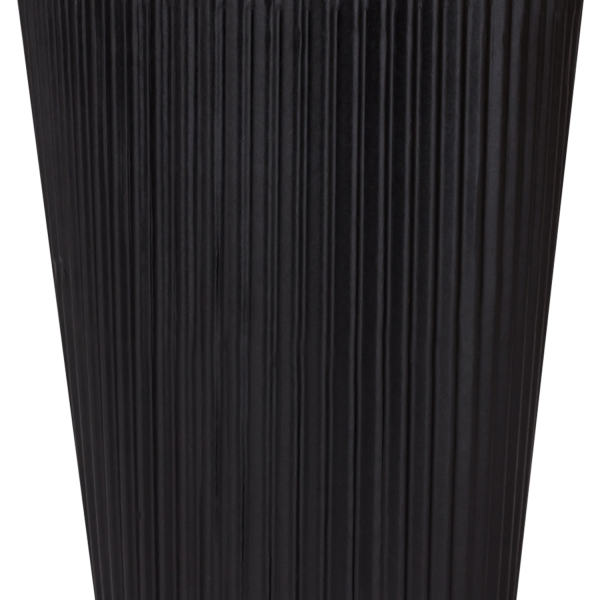 Wholesale 12oz Ripple Paper Hot Cups - Black (90mm) - 500 ct