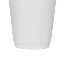 Load image into Gallery viewer, Wholesale 12oz Insulated Paper Hot Cups - White (90mm) - 500 ct
