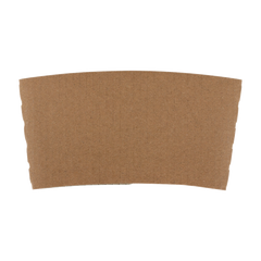 Wholesale 10-24oz Kraft Cup Sleeves for Hot Cups - 500 pcs