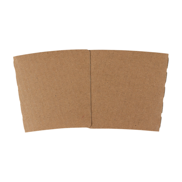 Wholesale 10-24oz Kraft Cup Sleeves for Hot Cups - 500 pcs