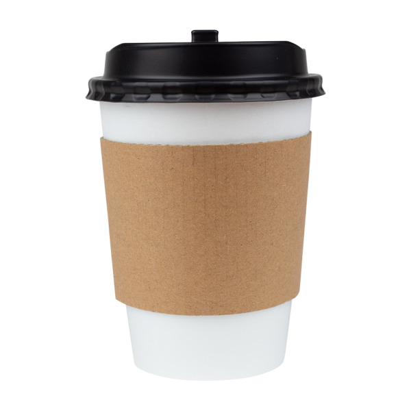Wholesale 10-24oz Kraft Cup Sleeves for Hot Cups - 500 pcs