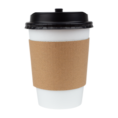 Wholesale 10-24oz Kraft Cup Sleeves for Hot Cups - 500 pcs