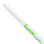 Wholesale 10.25" Eco-Friendly Giant Paper Straw (7mm) Wrapped - White - 1,200 ct