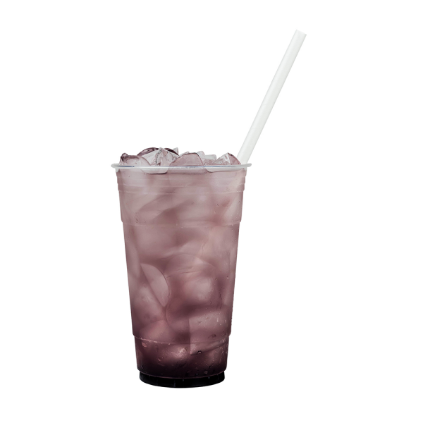 Wholesale 10.25" Eco-Friendly Giant Paper Straw (7mm) Wrapped - White - 1,200 ct