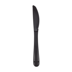 Wholesale PP Plastic Premium Extra Heavy Weight Knives Black - 1,000 ct
