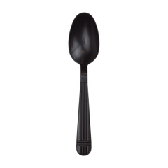 Wholesale PP Plastic Premium Extra Heavy Weight Tea Spoons Black - 1,000 ct