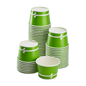 Wholesale 16 oz Green Ice Cream Paper Cups (112mm) - 1,000 ct