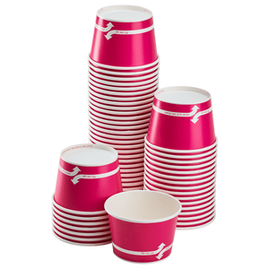 Wholesale 20 oz Pink Ice Cream Paper Cups (127mm) - 600 ct