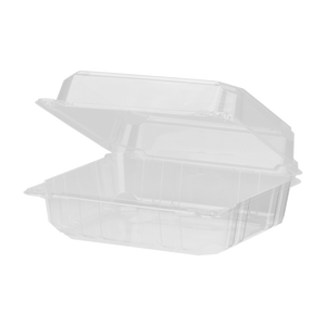 Wholesale 8''x8'' PLA Hinged Container - 250 ct