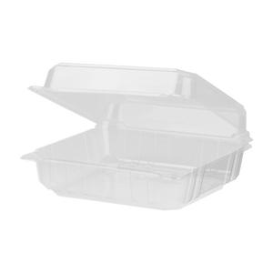 Wholesale 9''x9" PLA Hinged Container - 200 ct