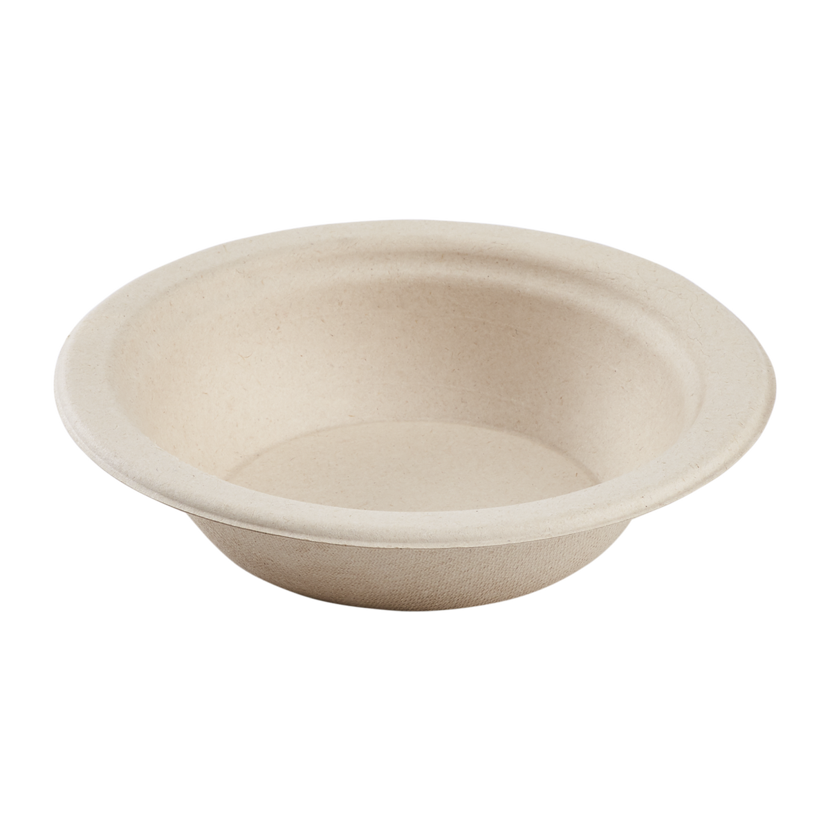 Wholesale 12 oz 350ml Bagasse Bowl, Round, Natural - 1,000 ct