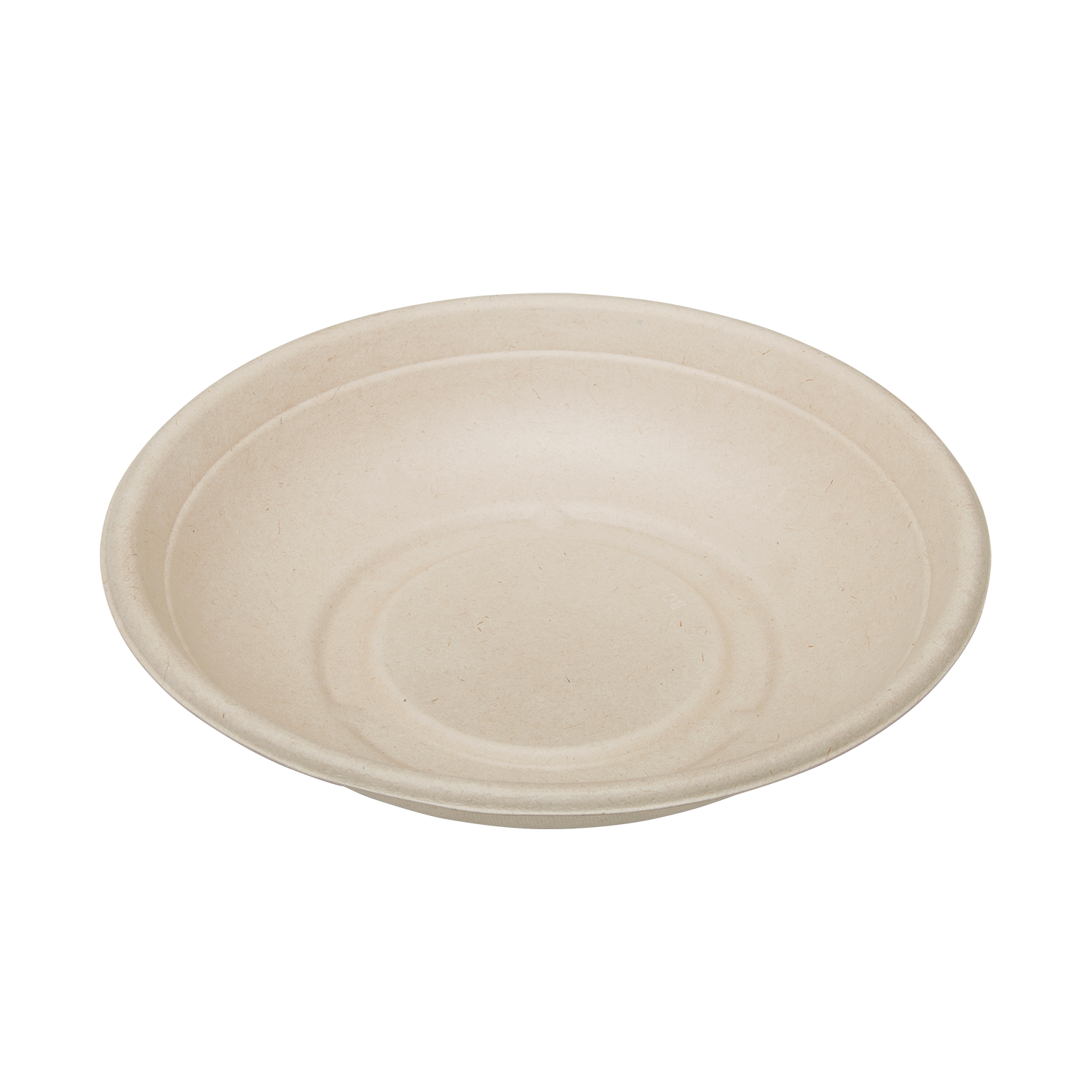 Wholesale 24oz Bagasse Bowl, Round, Natural - 500 ct