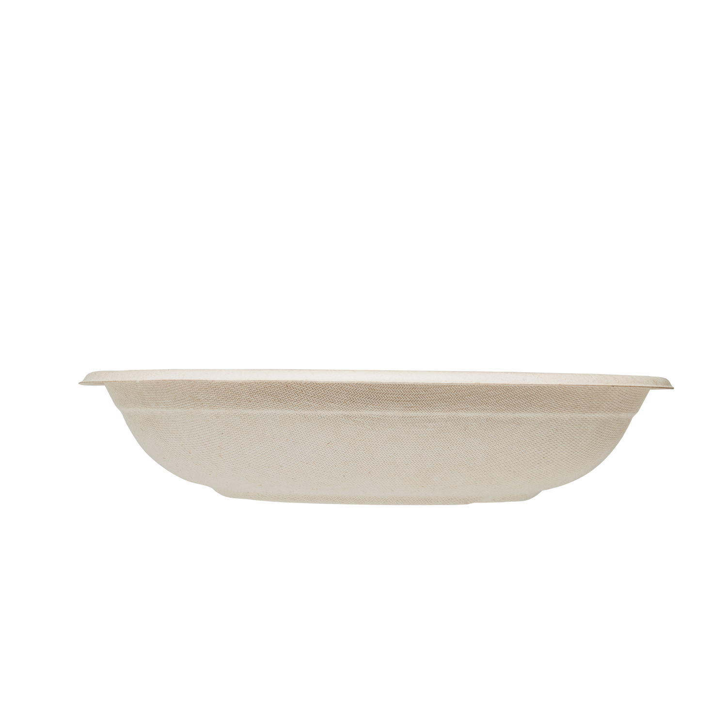 Wholesale 24oz Bagasse Bowl, Round, Natural - 500 ct