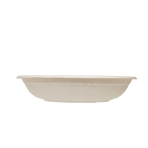 Wholesale 24oz Bagasse Bowl, Round, Natural - 500 ct