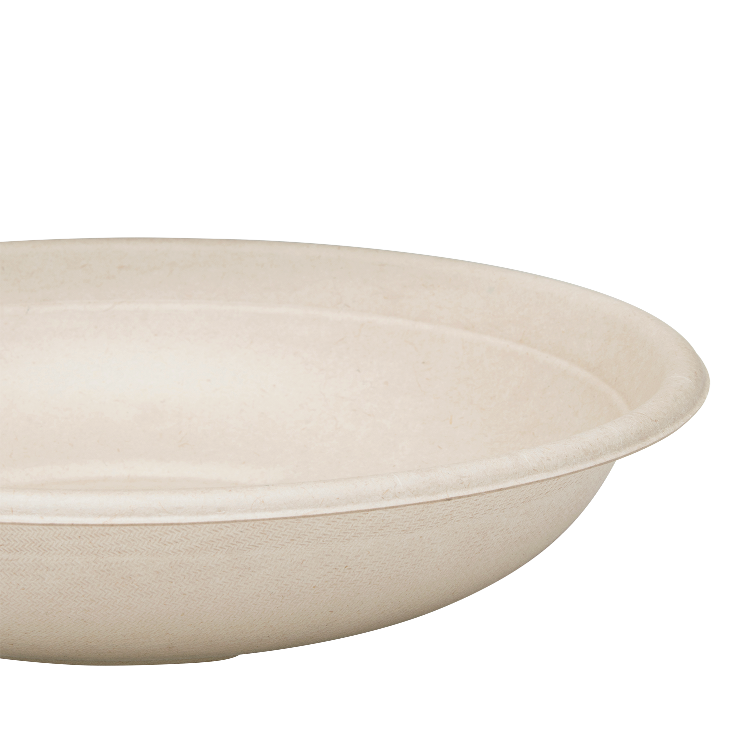 Wholesale 24oz Bagasse Bowl, Round, Natural - 500 ct