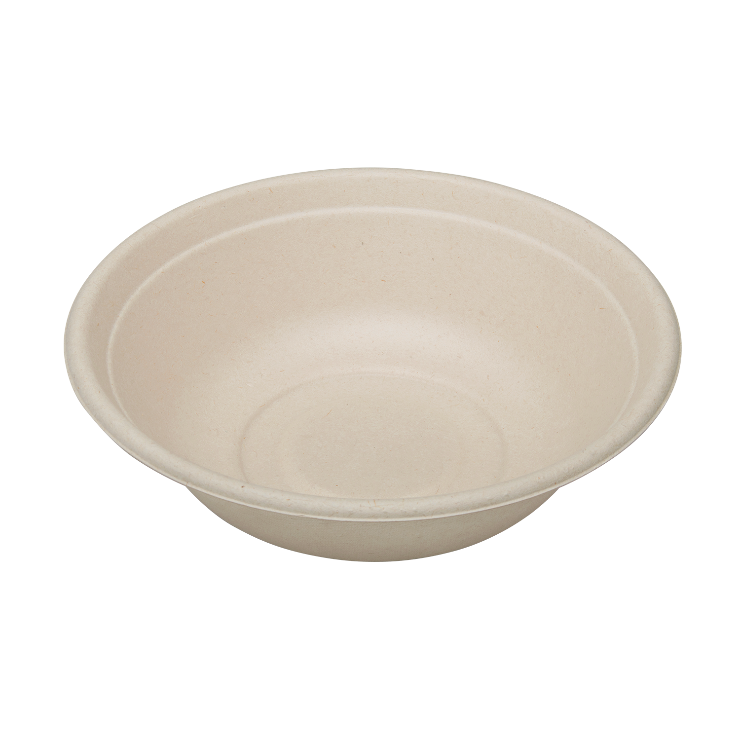 Wholesale 32oz Bagasse Bowl, Round, Natural - 500 ct