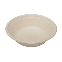 Load image into Gallery viewer, Wholesale 32oz Bagasse Bowl, Round, Natural - 500 ct

