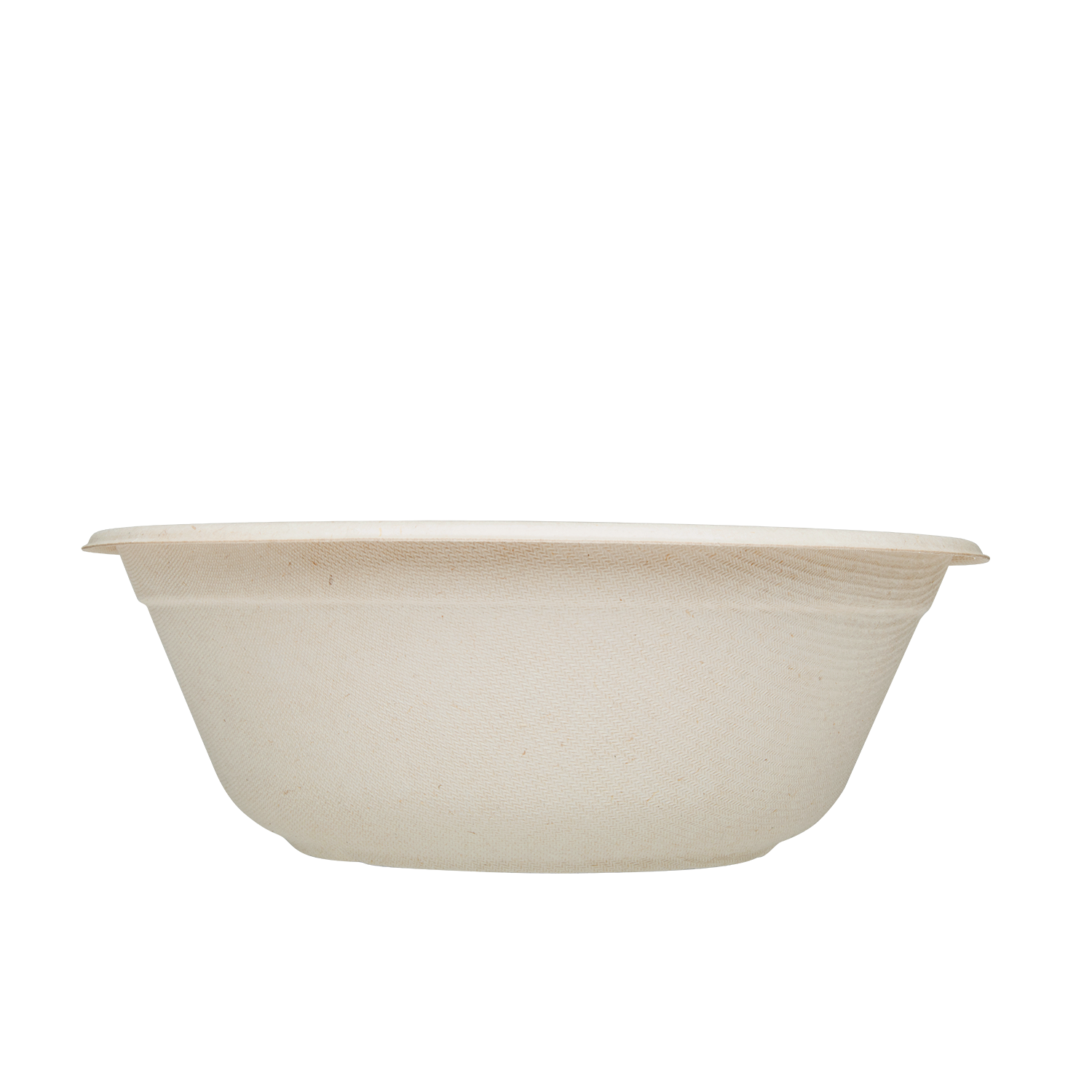 Wholesale 40oz Bagasse Bowl, Round, Natural - 500 ct