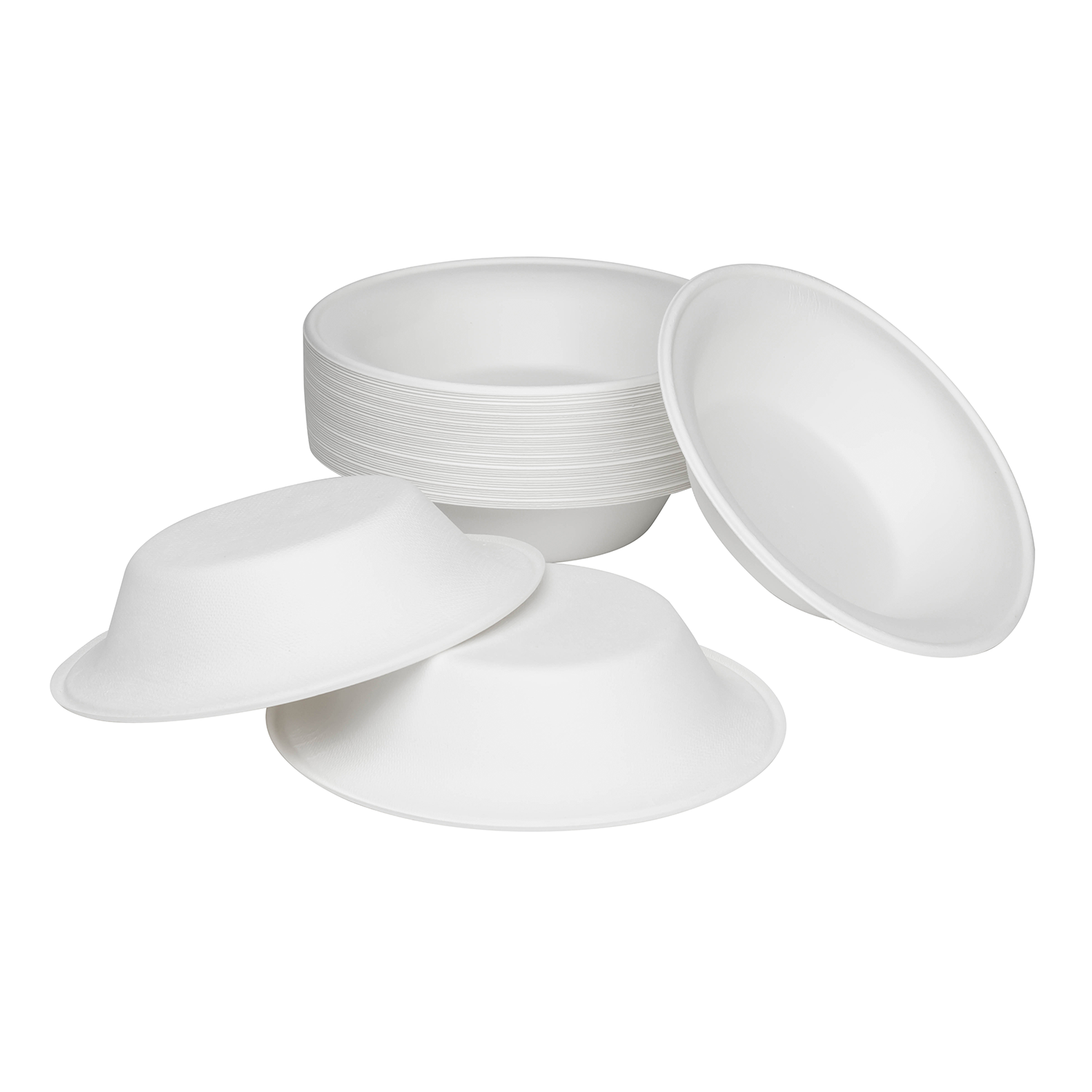 Wholesale 24 oz. Eco-friendly Bagasse Bowls - 500 ct