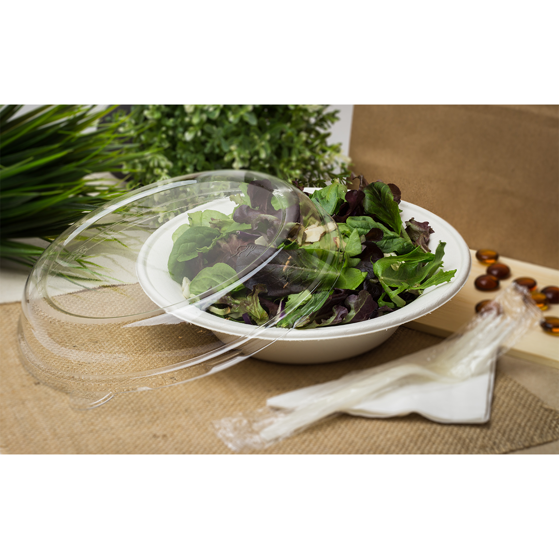 Wholesale 24 oz. Eco-friendly Bagasse Bowls - 500 ct