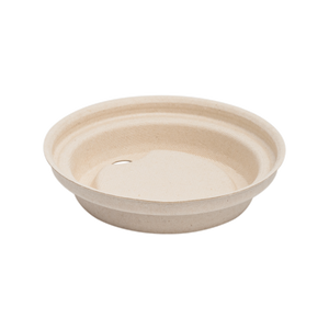 Wholesale Bagasse Sipper Dome Lid for 16 oz Hot Cup Natural - 500 ct