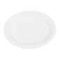 Wholesale 10''x8'' Compostable Bagasse Oval Plates - 500 ct