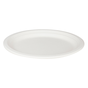 Wholesale 12.5''x10'' Compostable Bagasse Oval Plates - 500 ct