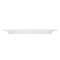Wholesale 12.5''x10'' Compostable Bagasse Oval Plates - 500 ct