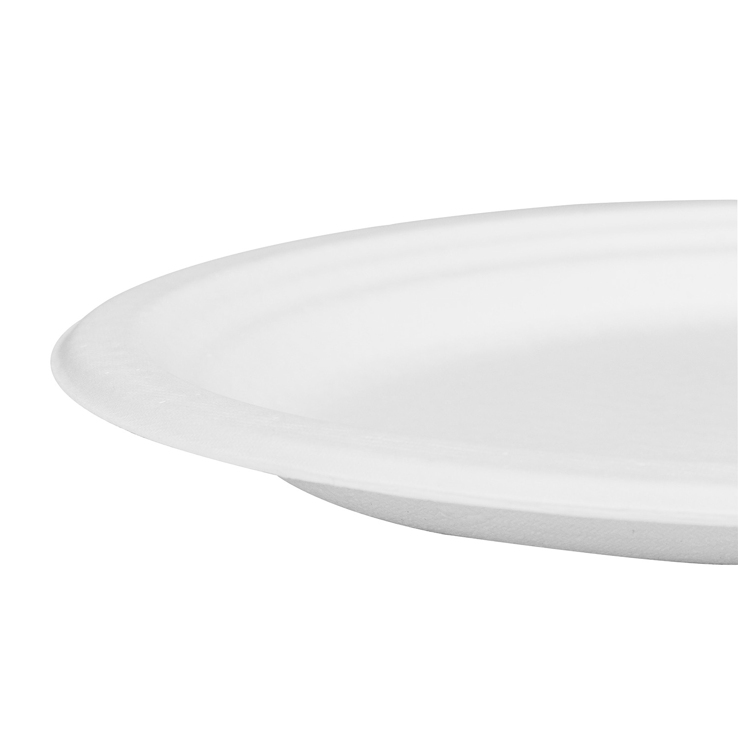 Wholesale 12.5''x10'' Compostable Bagasse Oval Plates - 500 ct