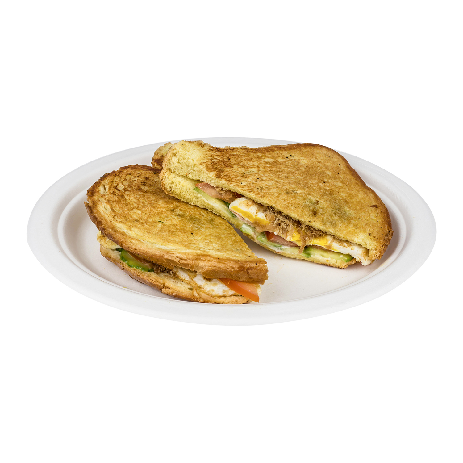 Wholesale 12.5''x10'' Compostable Bagasse Oval Plates - 500 ct