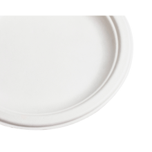 Load image into Gallery viewer, Wholesale 6&#39;&#39; Compostable Bagasse Round Plates - 1,000 ct

