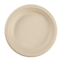 Load image into Gallery viewer, Wholesale 6&#39;&#39; Compostable Bagasse Round Plates, Natural - 1,000 ct
