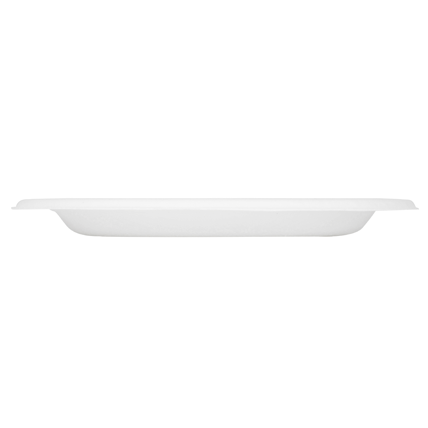 Wholesale 7'' Compostable Bagasse Round Plates - 1,000 ct