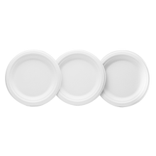 Load image into Gallery viewer, Wholesale 7&#39;&#39; Compostable Bagasse Round Plates - 1,000 ct
