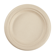 Load image into Gallery viewer, Wholesale 7&#39;&#39; Compostable Bagasse Round Plates Natural - 1,000 ct
