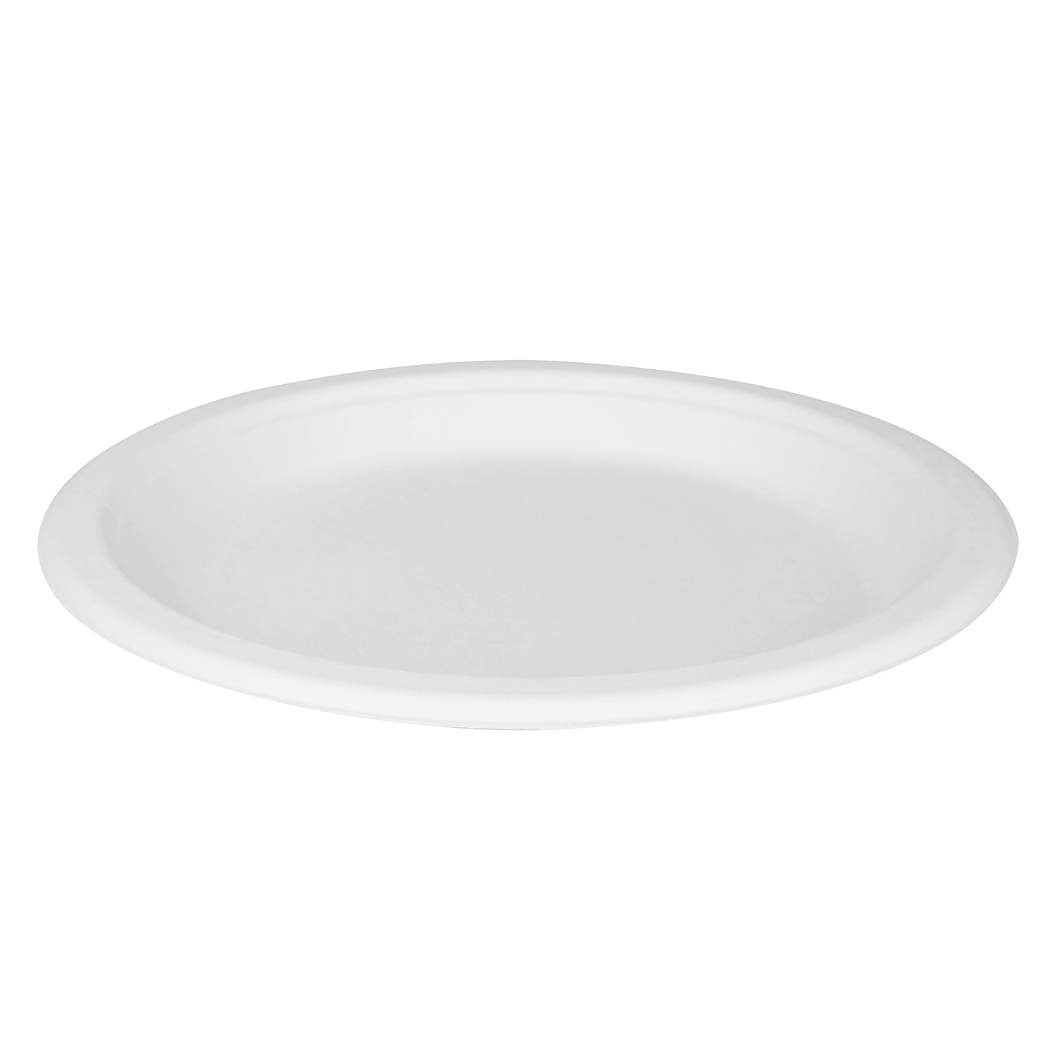 Wholesale 9'' Compostable Bagasse Round Plates - 500 ct