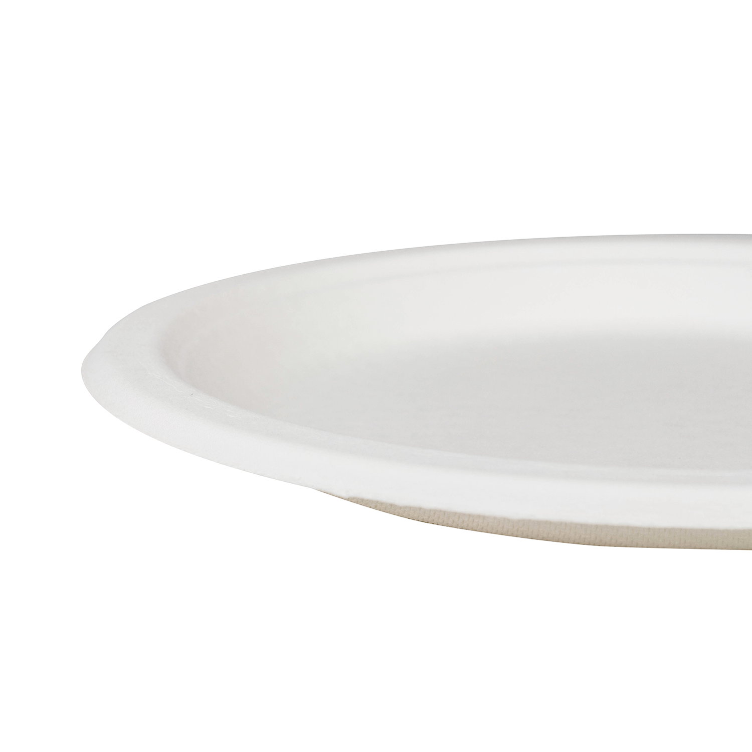 Wholesale 9'' Compostable Bagasse Round Plates - 500 ct