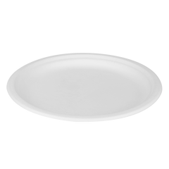 Wholesale 10'' Compostable Bagasse Round Plates - 500 ct